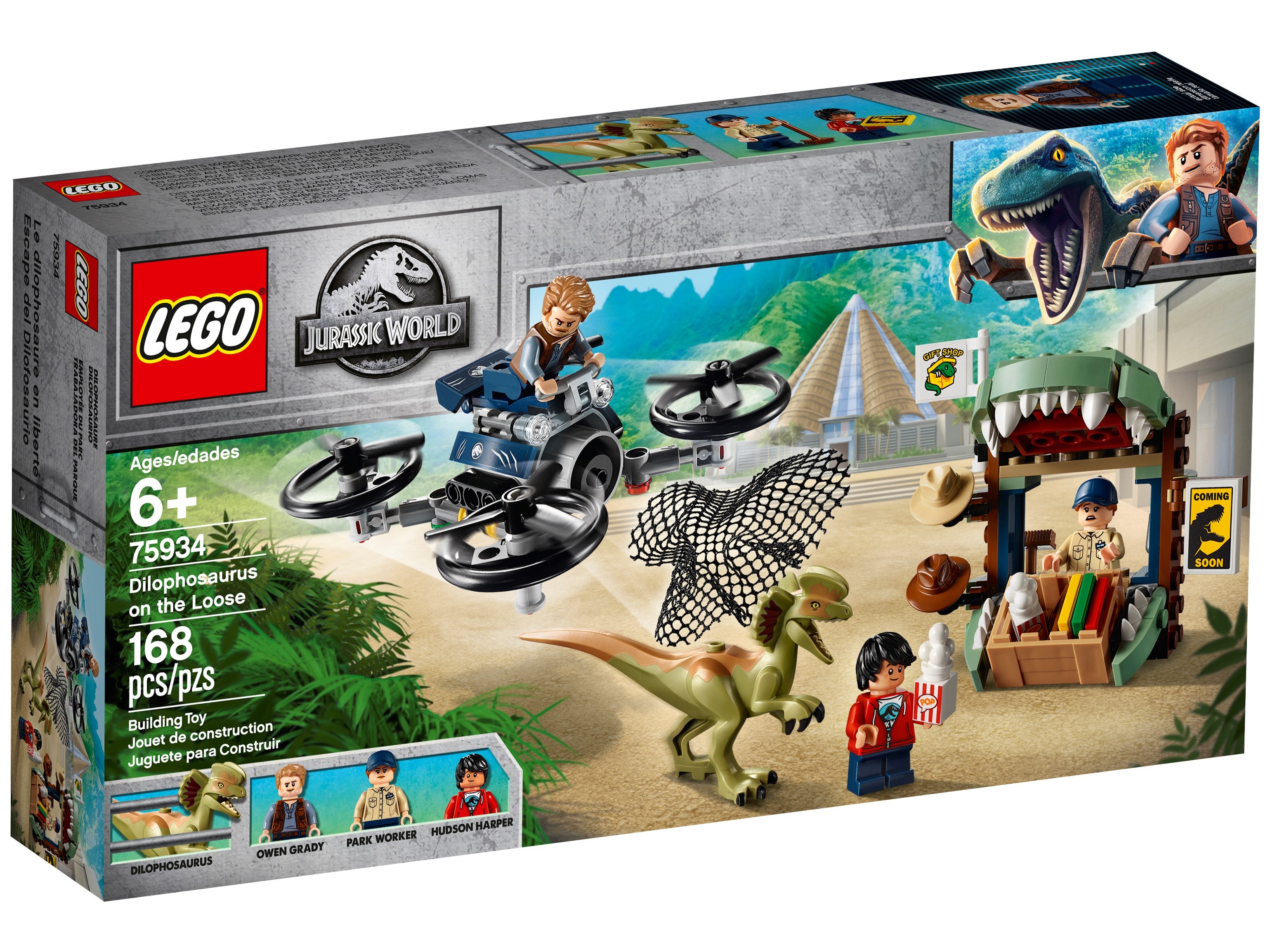 for sale online 75934 LEGO Dilophosaurus on the Loose Jurassic World